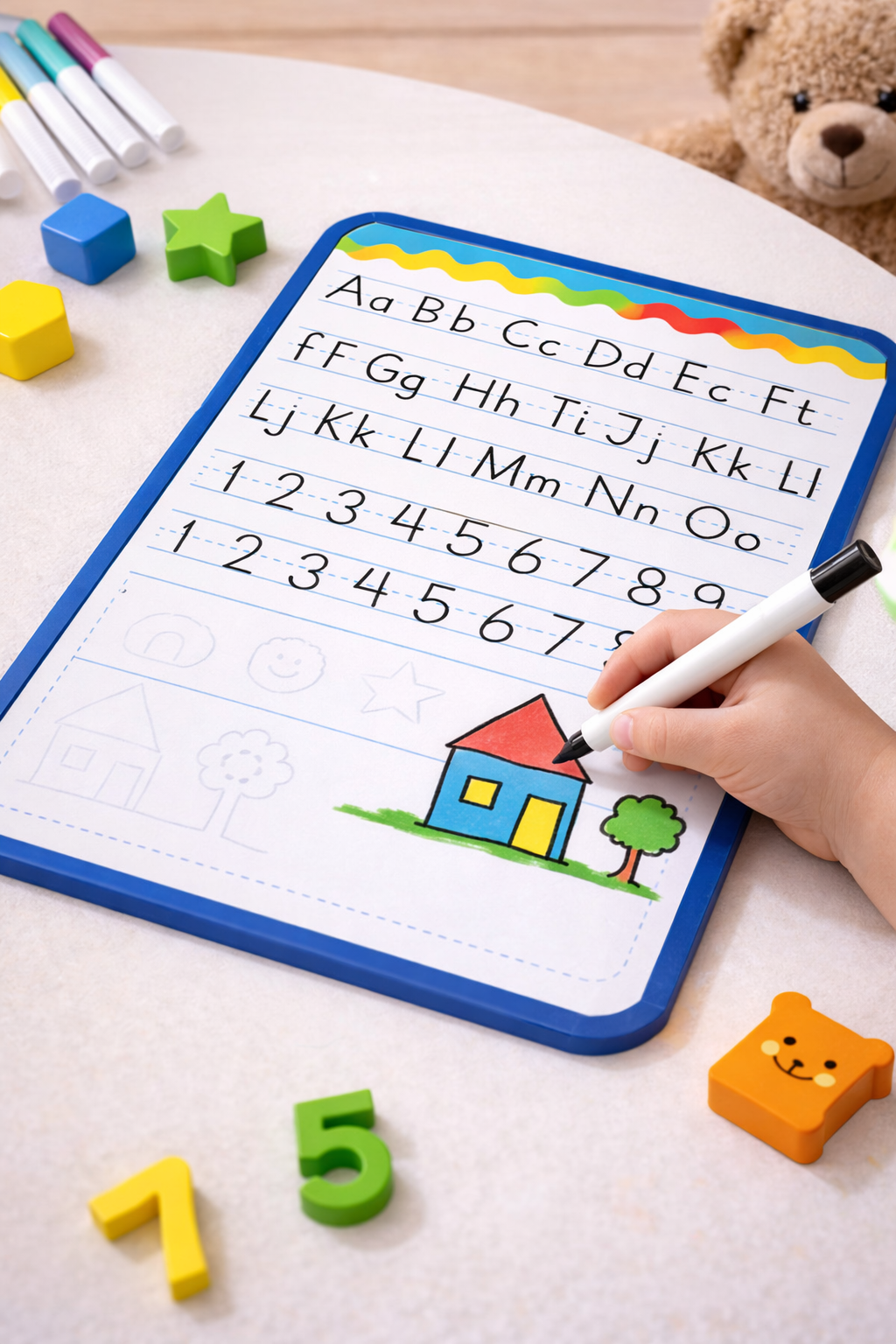 Kids Reusable Writing Practice Board