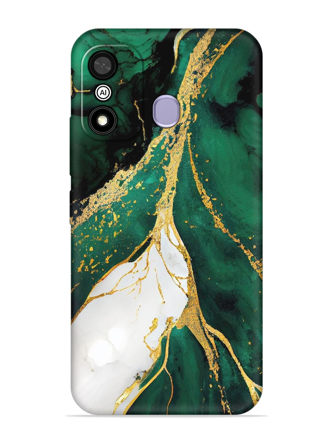 Blue Marble Art Embossed Soft Silicone Case